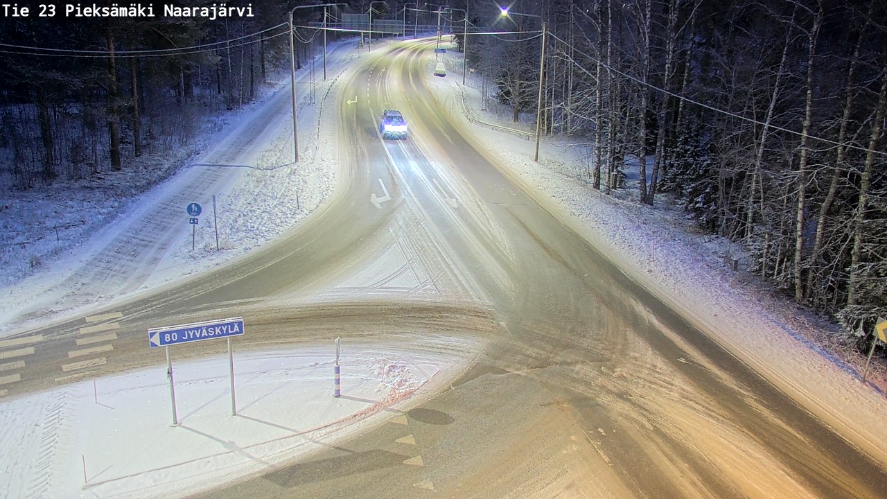 Kelikamerat Kuva Tie 23 Pieksämäki, Naarajärvi, Pieksämäki, Etelä-Savo