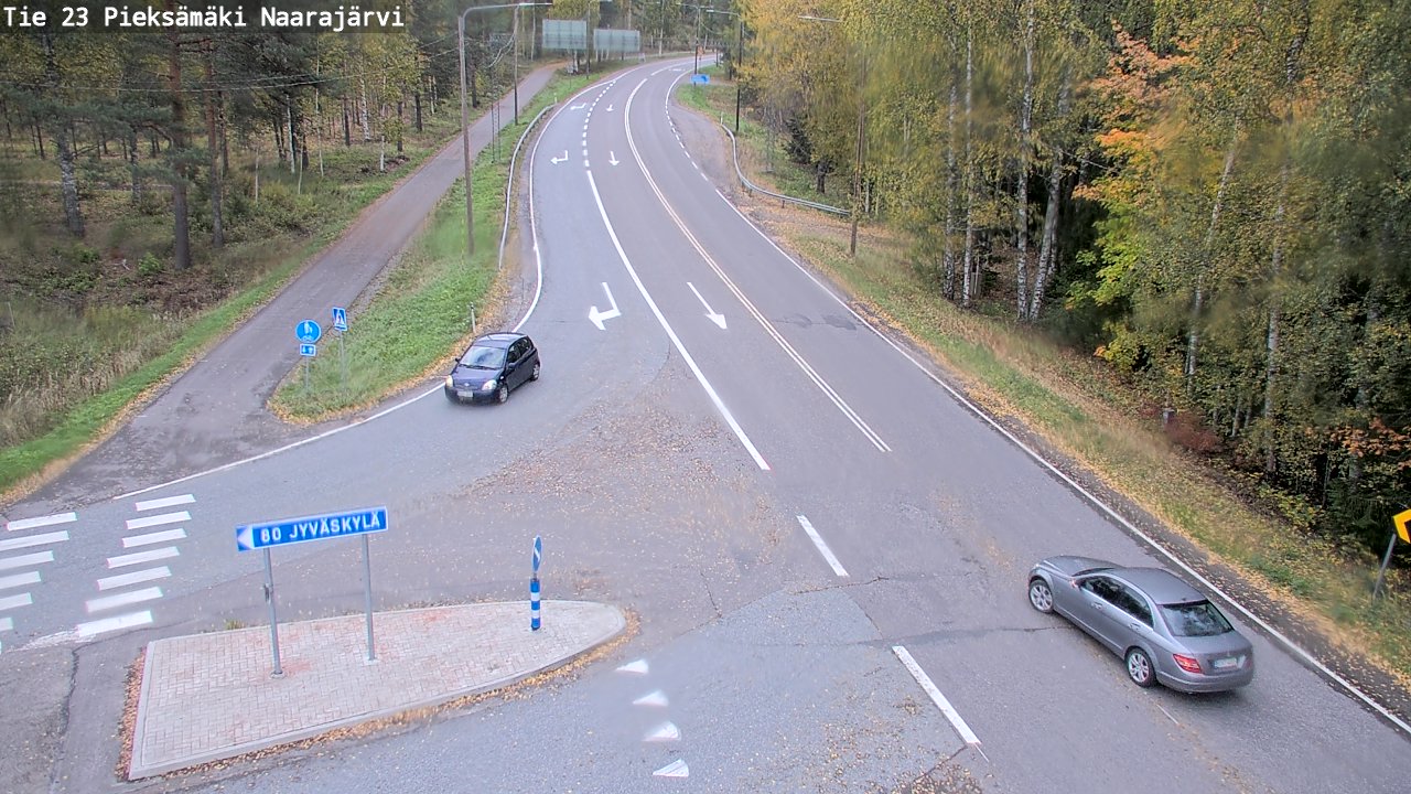 Weather Camera Image Väg 23 Pieksämäki, Naarajärvi, Pieksämäki, Etelä-Savo