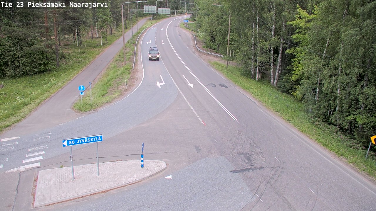 Kelikamerat Kuva Tie 23 Pieksämäki, Naarajärvi, Pieksämäki, Etelä-Savo
