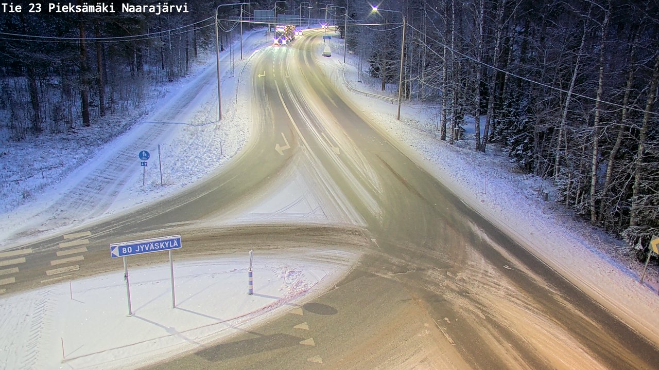 Kelikamerat Kuva Tie 23 Pieksämäki, Naarajärvi, Pieksämäki, Etelä-Savo