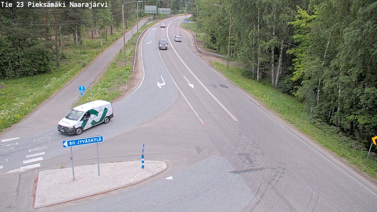 Kelikamerat Kuva Tie 23 Pieksämäki, Naarajärvi, Pieksämäki, Etelä-Savo