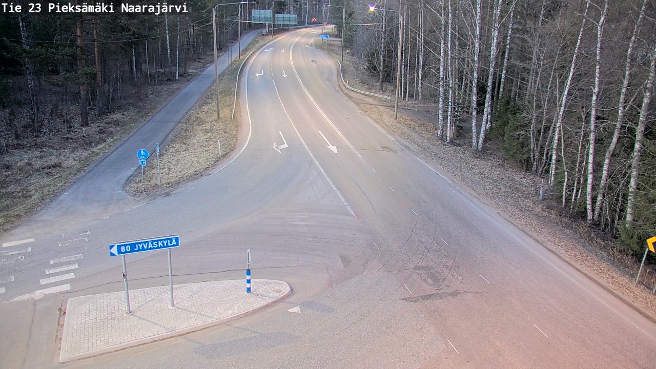 Kelikamerat Kuva Tie 23 Pieksämäki, Naarajärvi, Pieksämäki, Etelä-Savo