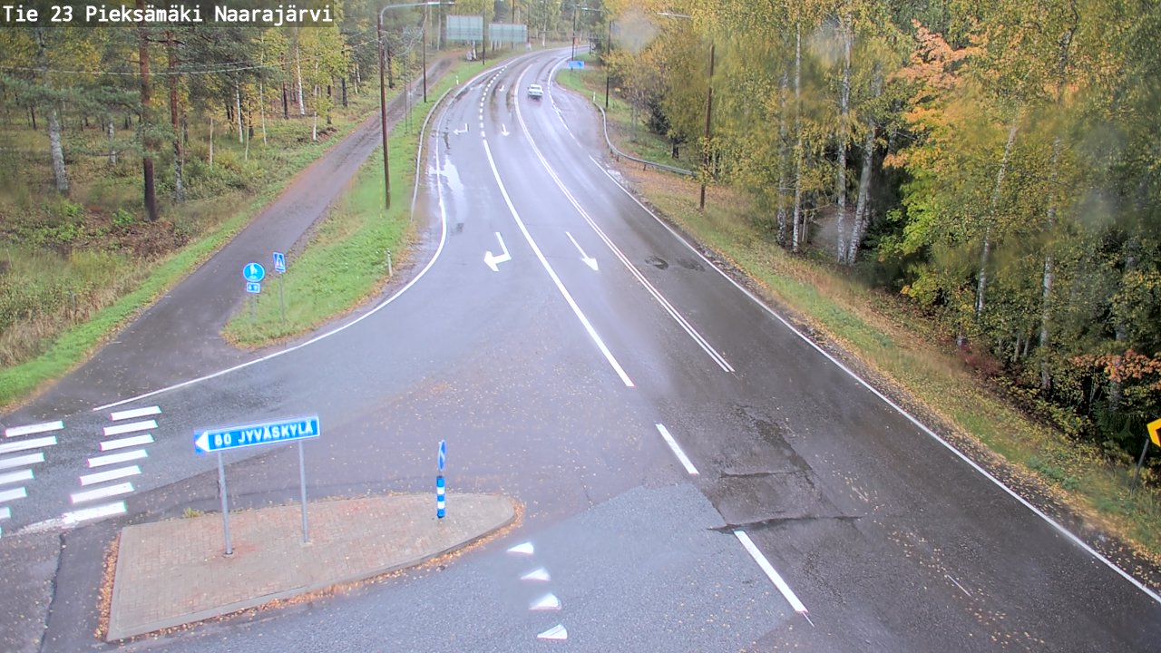 Weather Camera Image Road 23 Pieksämäki, Naarajärvi, Pieksämäki, Etelä-Savo