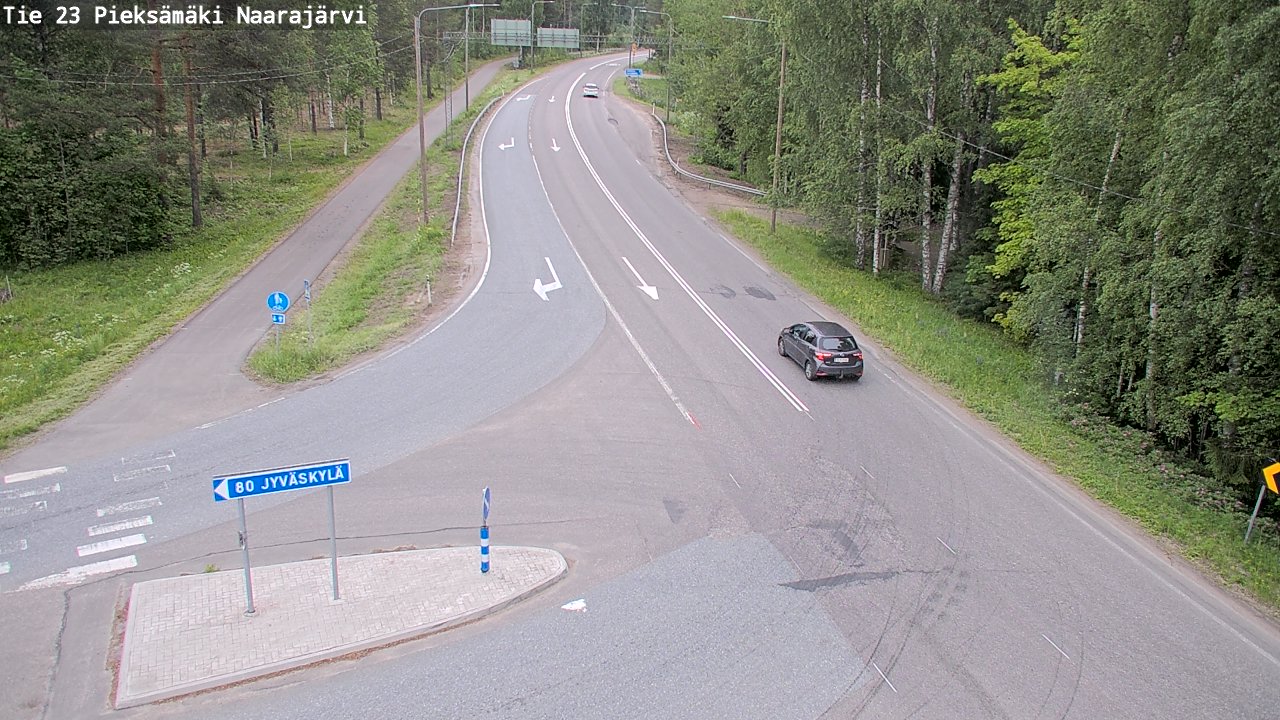 Kelikamerat Kuva Tie 23 Pieksämäki, Naarajärvi, Pieksämäki, Etelä-Savo