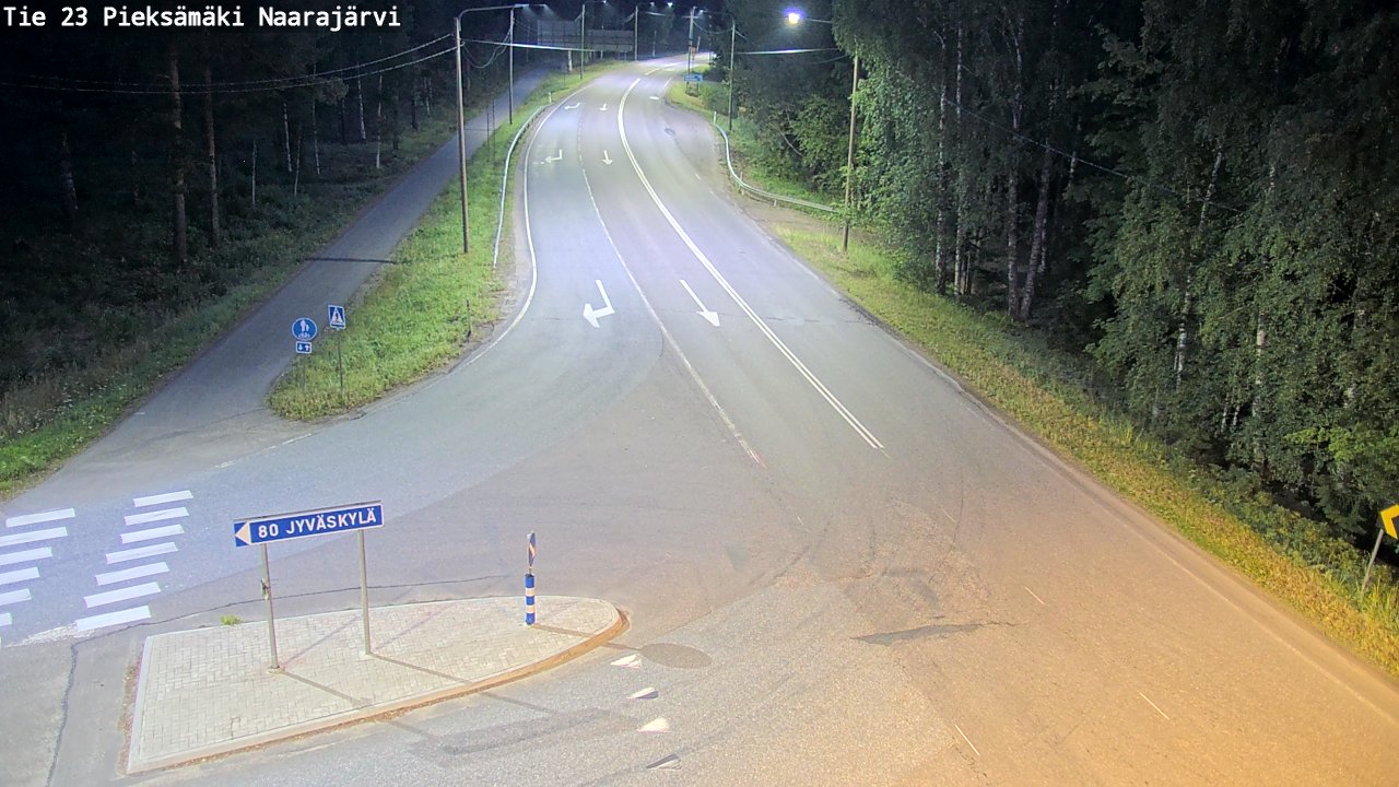 Kelikamerat Kuva Tie 23 Pieksämäki, Naarajärvi, Pieksämäki, Etelä-Savo