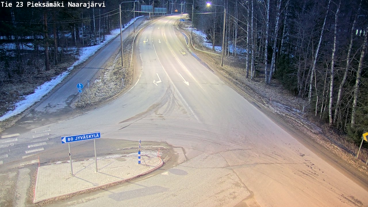 Kelikamerat Kuva Tie 23 Pieksämäki, Naarajärvi, Pieksämäki, Etelä-Savo