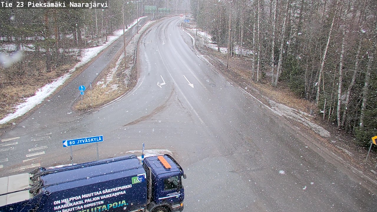 Kelikamerat Kuva Tie 23 Pieksämäki, Naarajärvi, Pieksämäki, Etelä-Savo