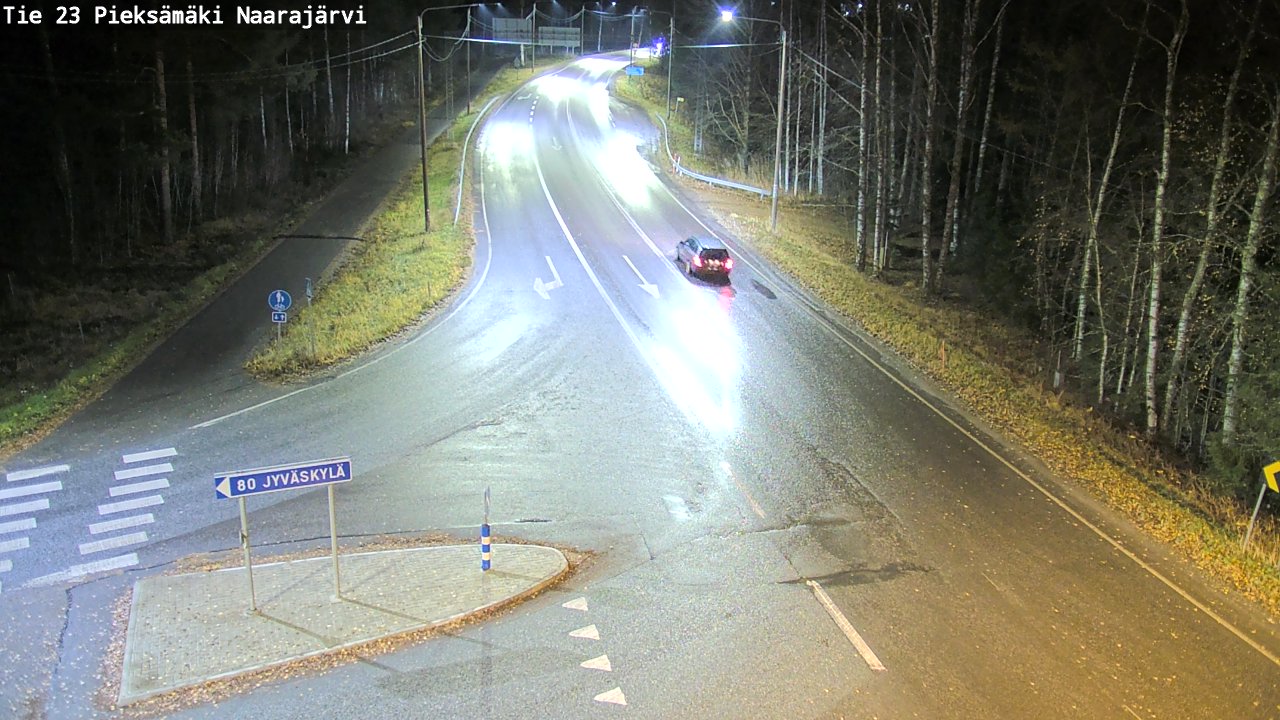 Kelikamerat Kuva Tie 23 Pieksämäki, Naarajärvi, Pieksämäki, Etelä-Savo