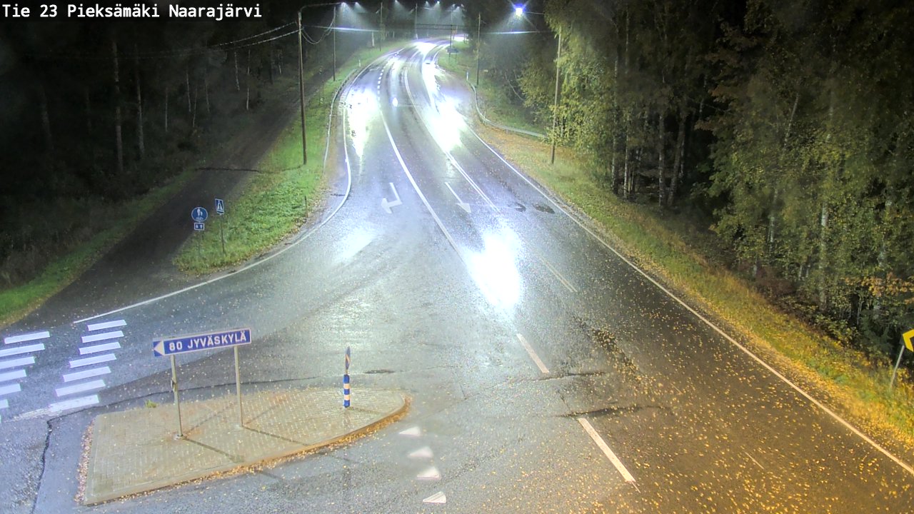 Weather Camera Image Road 23 Pieksämäki, Naarajärvi, Pieksämäki, Etelä-Savo