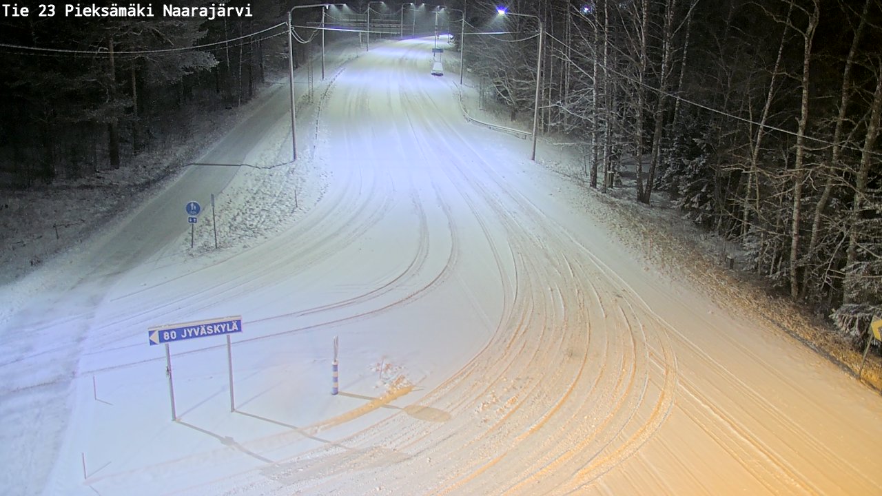 Kelikamerat Kuva Tie 23 Pieksämäki, Naarajärvi, Pieksämäki, Etelä-Savo