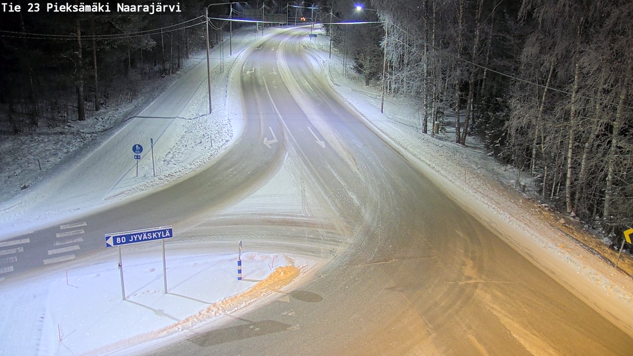 Kelikamerat Kuva Tie 23 Pieksämäki, Naarajärvi, Pieksämäki, Etelä-Savo