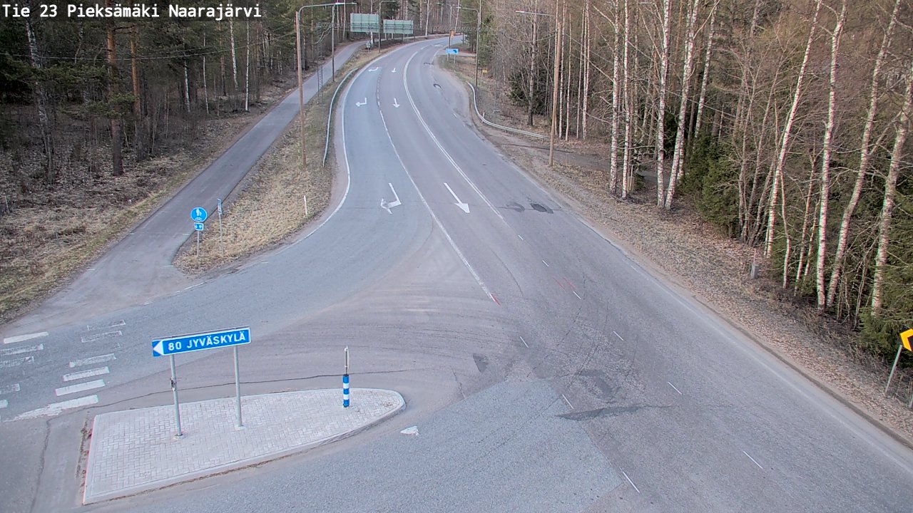 Kelikamerat Kuva Tie 23 Pieksämäki, Naarajärvi, Pieksämäki, Etelä-Savo