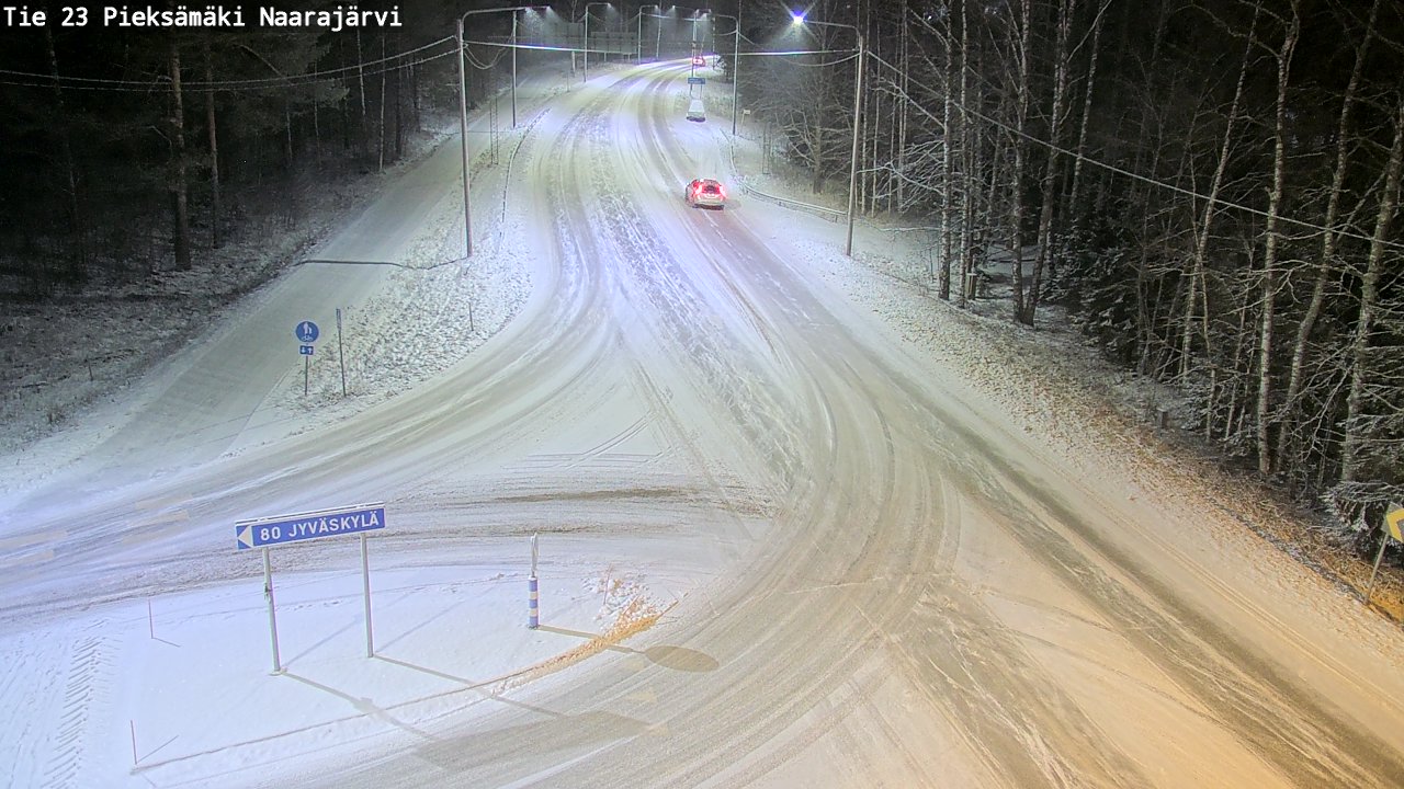 Kelikamerat Kuva Tie 23 Pieksämäki, Naarajärvi, Pieksämäki, Etelä-Savo