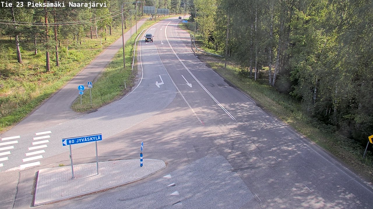 Kelikamerat Kuva Tie 23 Pieksämäki, Naarajärvi, Pieksämäki, Etelä-Savo