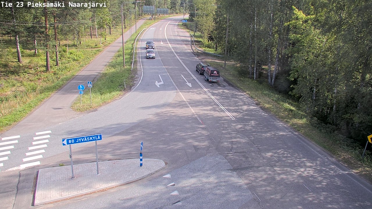 Kelikamerat Kuva Tie 23 Pieksämäki, Naarajärvi, Pieksämäki, Etelä-Savo