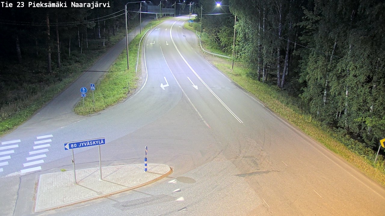 Kelikamerat Kuva Tie 23 Pieksämäki, Naarajärvi, Pieksämäki, Etelä-Savo