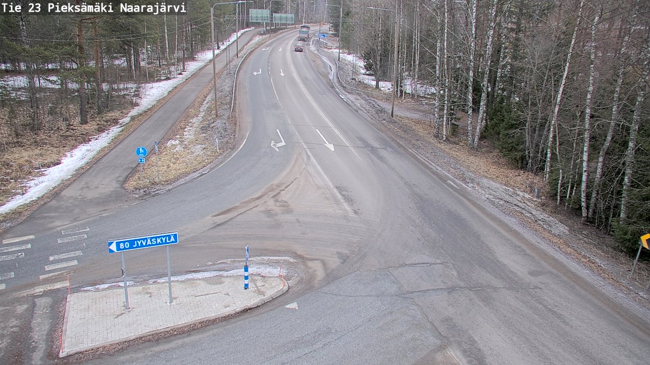 Kelikamerat Kuva Tie 23 Pieksämäki, Naarajärvi, Pieksämäki, Etelä-Savo