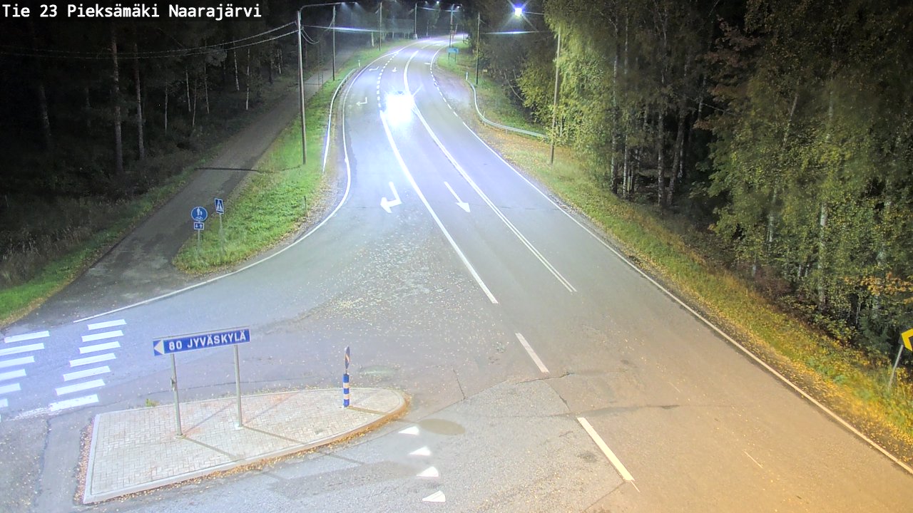 Weather Camera Image Road 23 Pieksämäki, Naarajärvi, Pieksämäki, Etelä-Savo