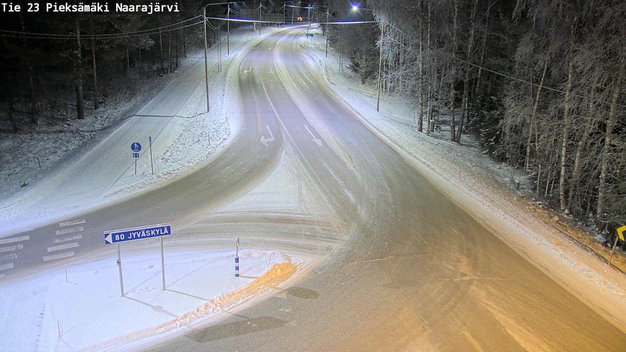 Kelikamerat Kuva Tie 23 Pieksämäki, Naarajärvi, Pieksämäki, Etelä-Savo