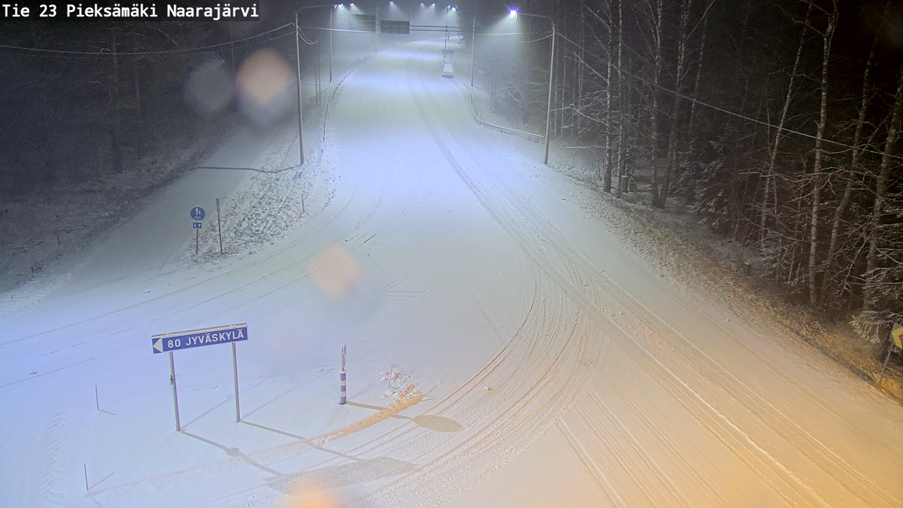 Kelikamerat Kuva Tie 23 Pieksämäki, Naarajärvi, Pieksämäki, Etelä-Savo