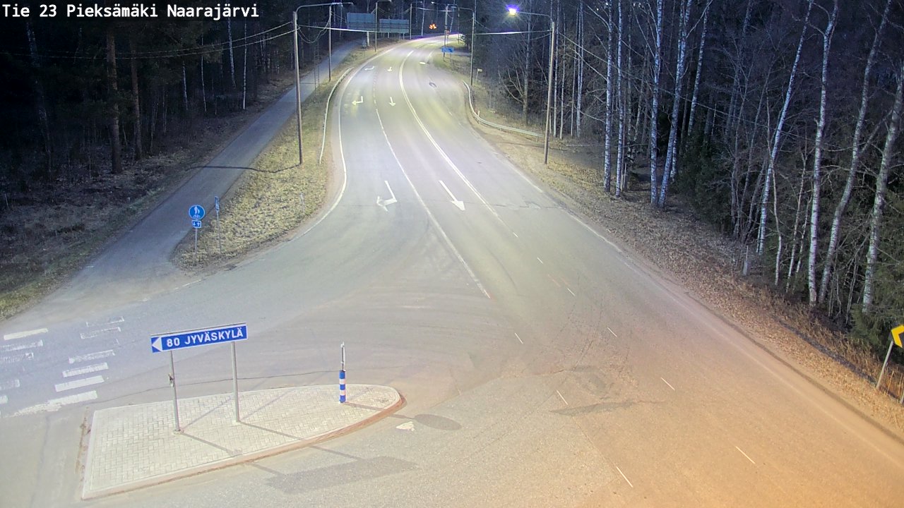 Kelikamerat Kuva Tie 23 Pieksämäki, Naarajärvi, Pieksämäki, Etelä-Savo