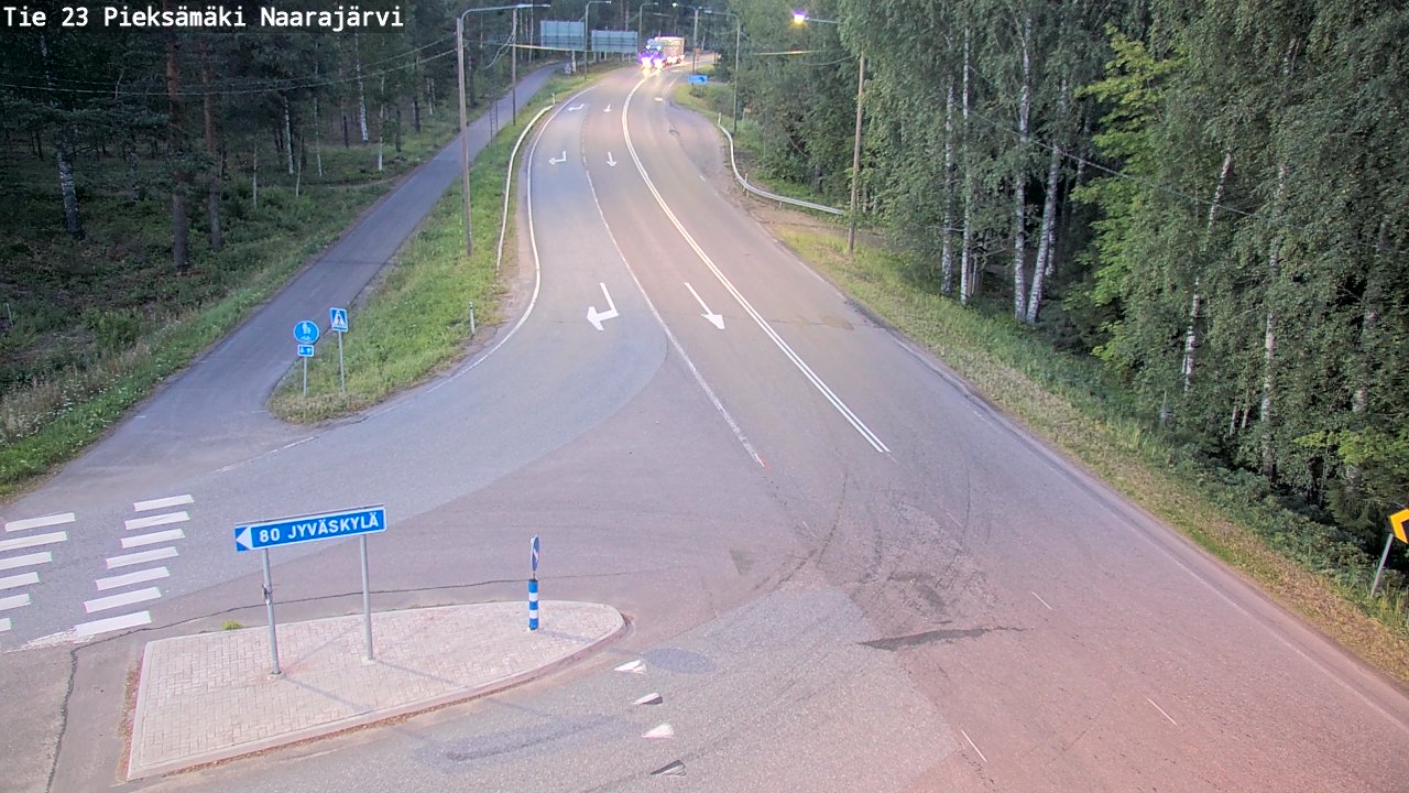 Kelikamerat Kuva Tie 23 Pieksämäki, Naarajärvi, Pieksämäki, Etelä-Savo