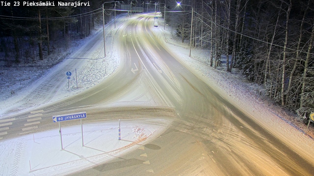 Kelikamerat Kuva Tie 23 Pieksämäki, Naarajärvi, Pieksämäki, Etelä-Savo