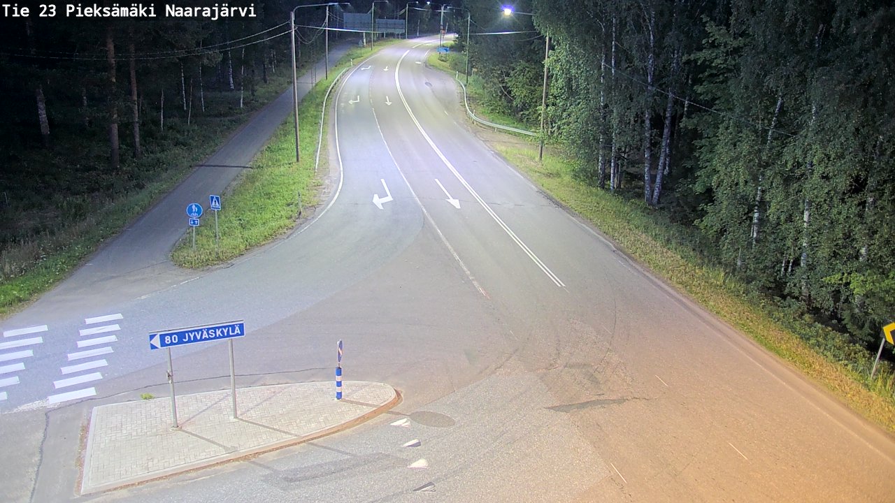 Kelikamerat Kuva Tie 23 Pieksämäki, Naarajärvi, Pieksämäki, Etelä-Savo