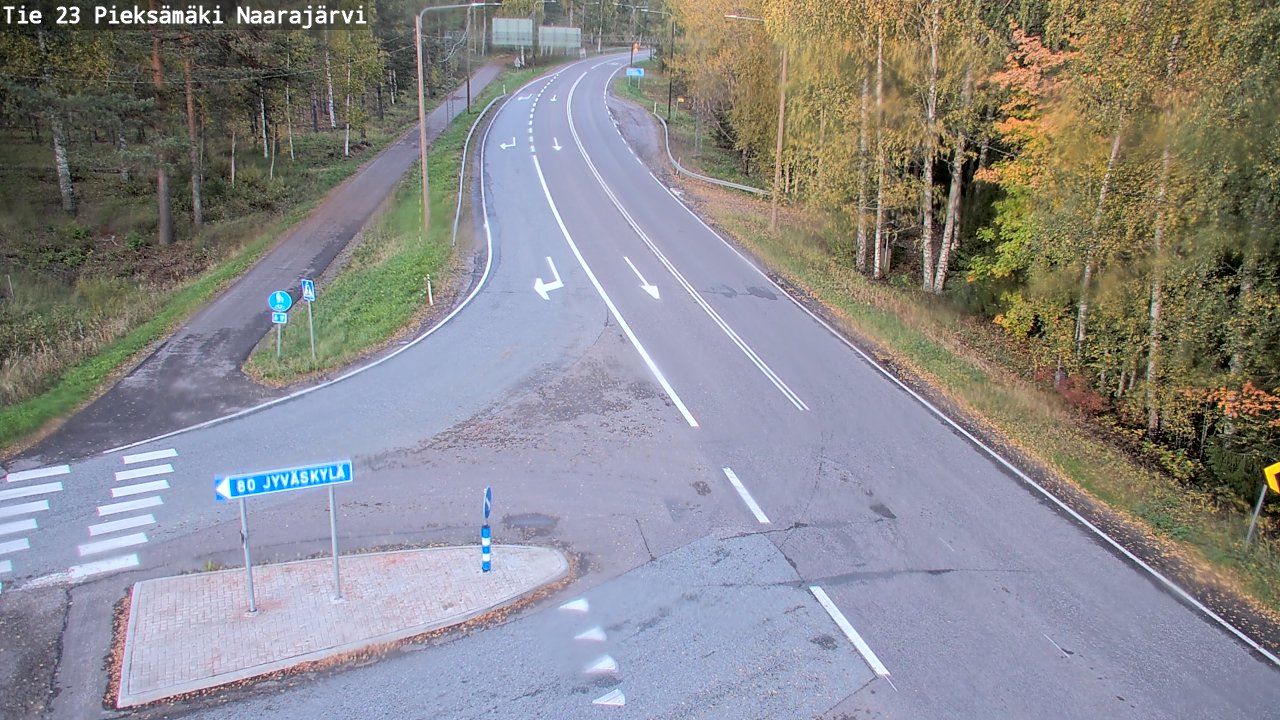 Weather Camera Image Road 23 Pieksämäki, Naarajärvi, Pieksämäki, Etelä-Savo
