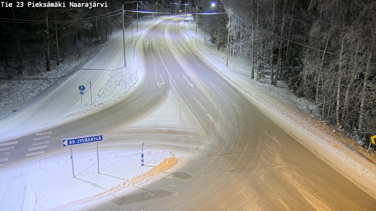 Kelikamerat Kuva Tie 23 Pieksämäki, Naarajärvi, Pieksämäki, Etelä-Savo