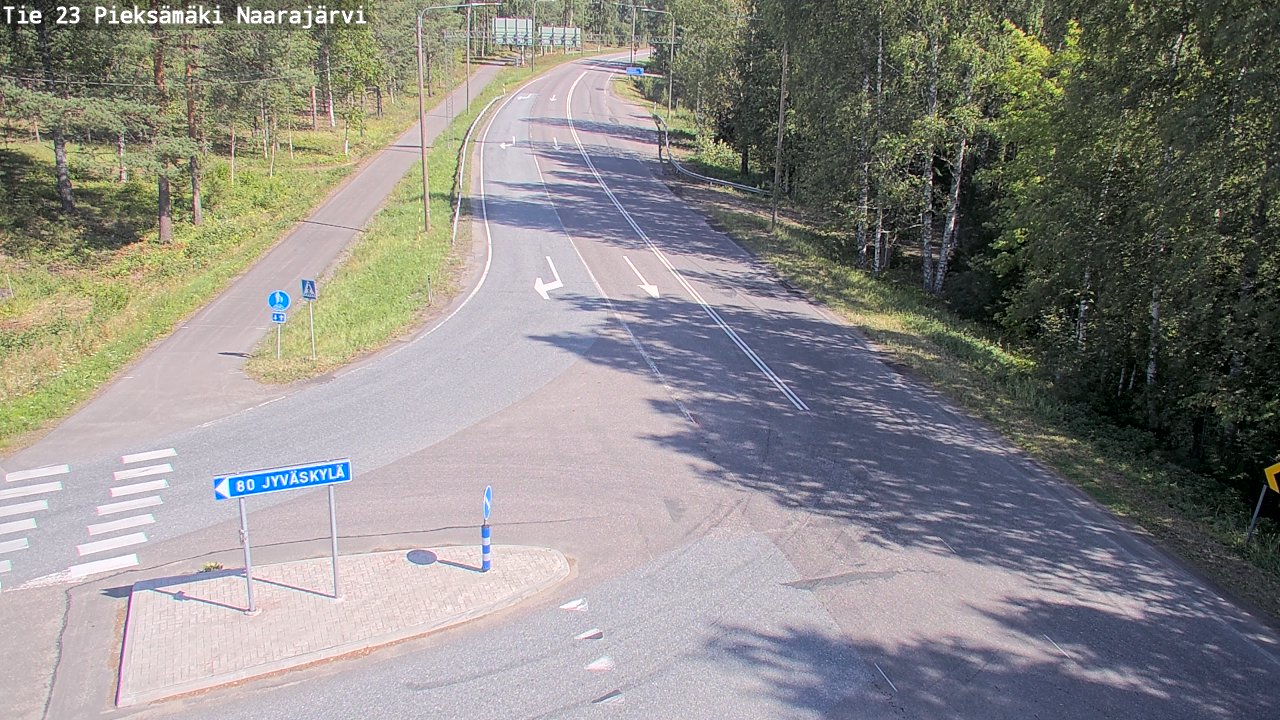 Kelikamerat Kuva Tie 23 Pieksämäki, Naarajärvi, Pieksämäki, Etelä-Savo