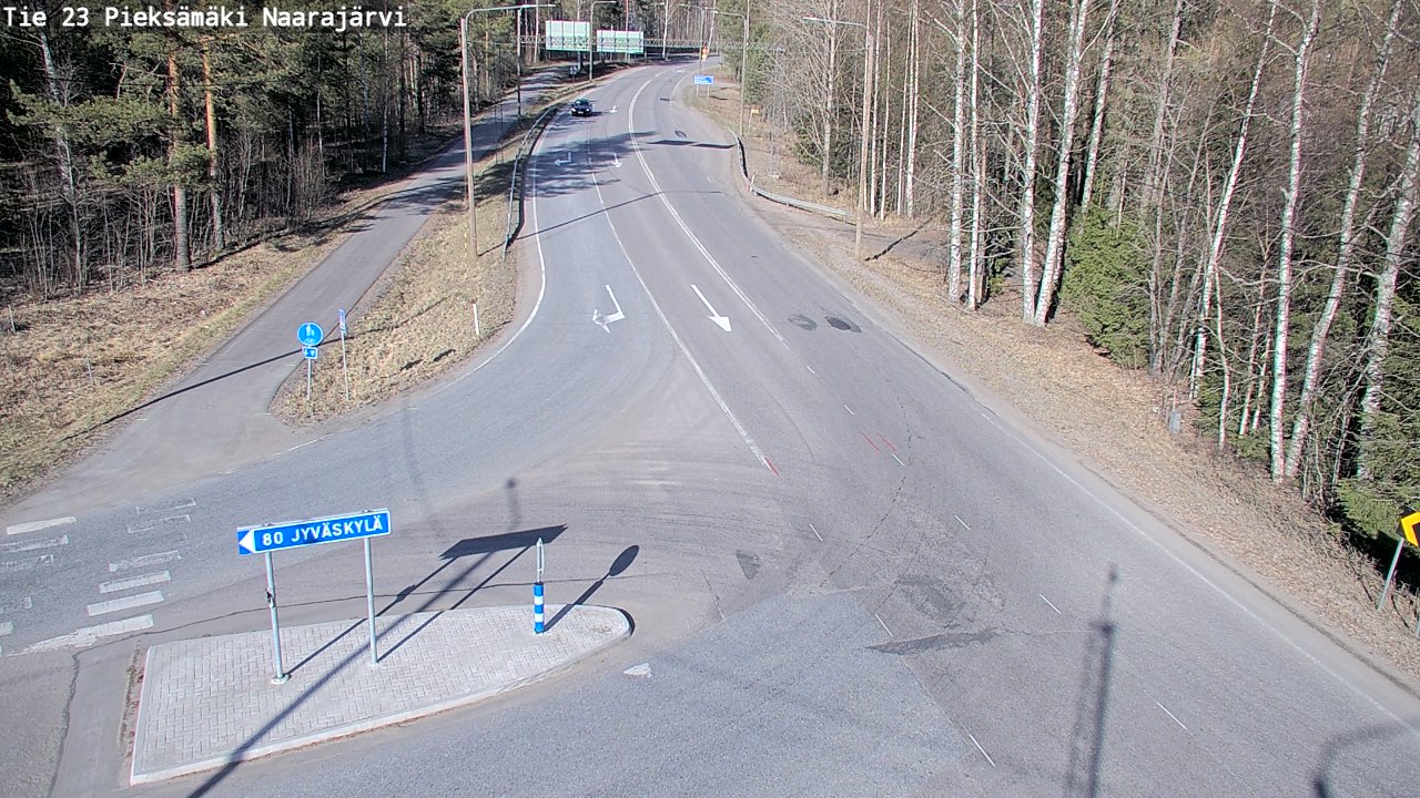 Kelikamerat Kuva Tie 23 Pieksämäki, Naarajärvi, Pieksämäki, Etelä-Savo