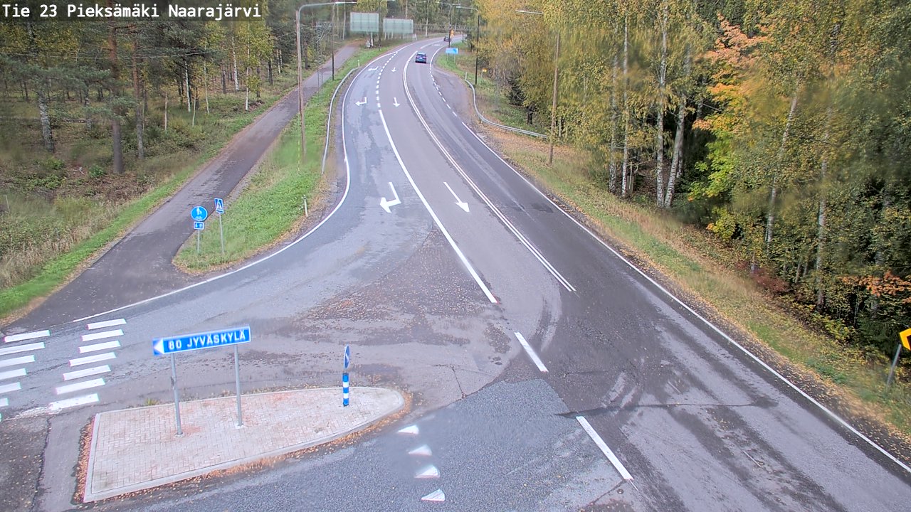 Weather Camera Image Road 23 Pieksämäki, Naarajärvi, Pieksämäki, Etelä-Savo