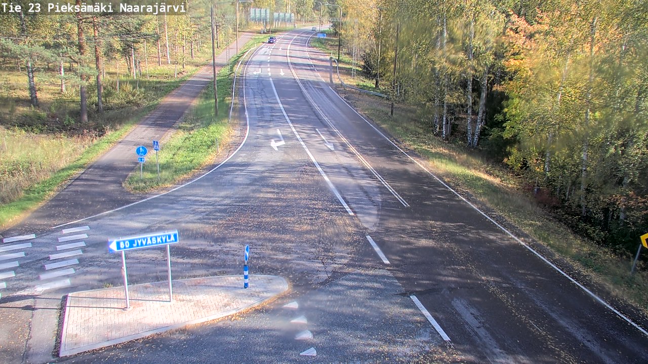 Weather Camera Image Väg 23 Pieksämäki, Naarajärvi, Pieksämäki, Etelä-Savo