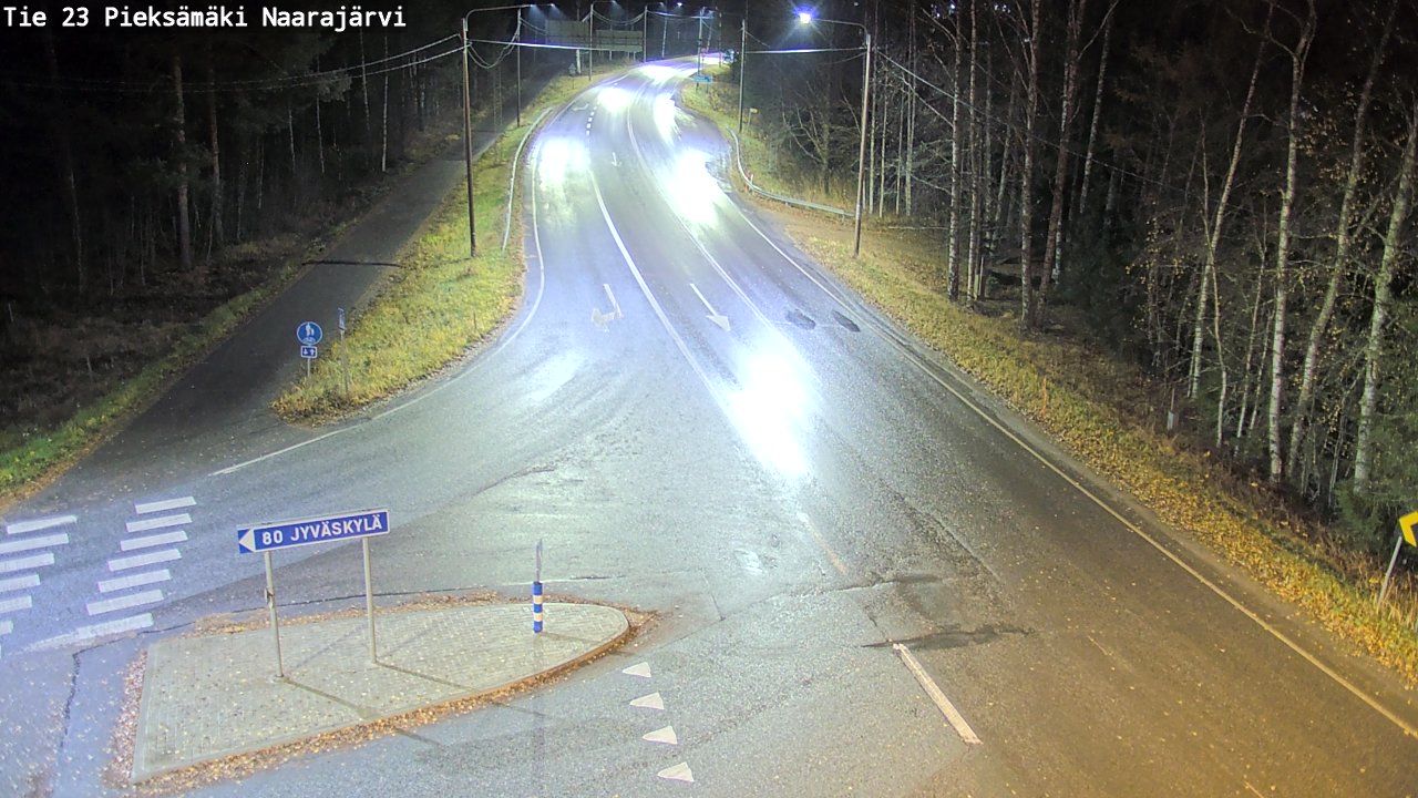 Kelikamerat Kuva Tie 23 Pieksämäki, Naarajärvi, Pieksämäki, Etelä-Savo