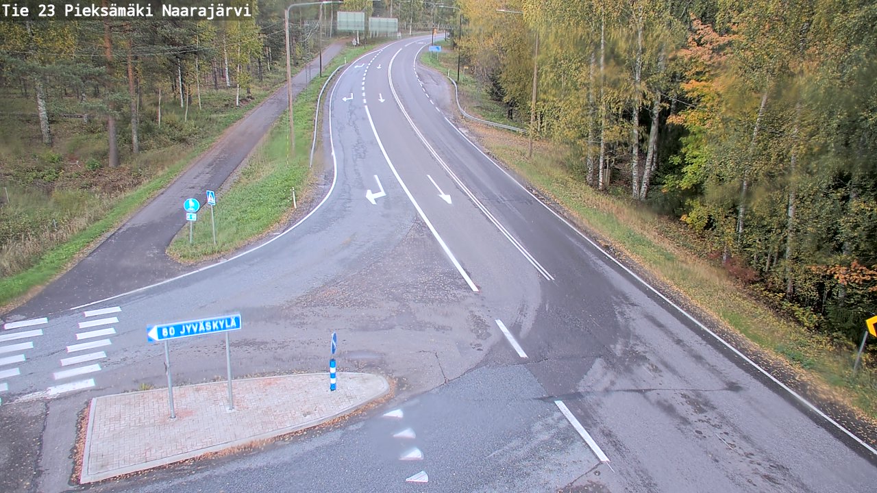 Weather Camera Image Road 23 Pieksämäki, Naarajärvi, Pieksämäki, Etelä-Savo