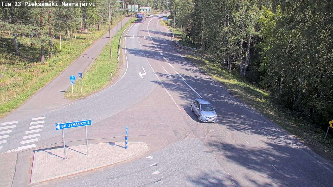 Kelikamerat Kuva Tie 23 Pieksämäki, Naarajärvi, Pieksämäki, Etelä-Savo