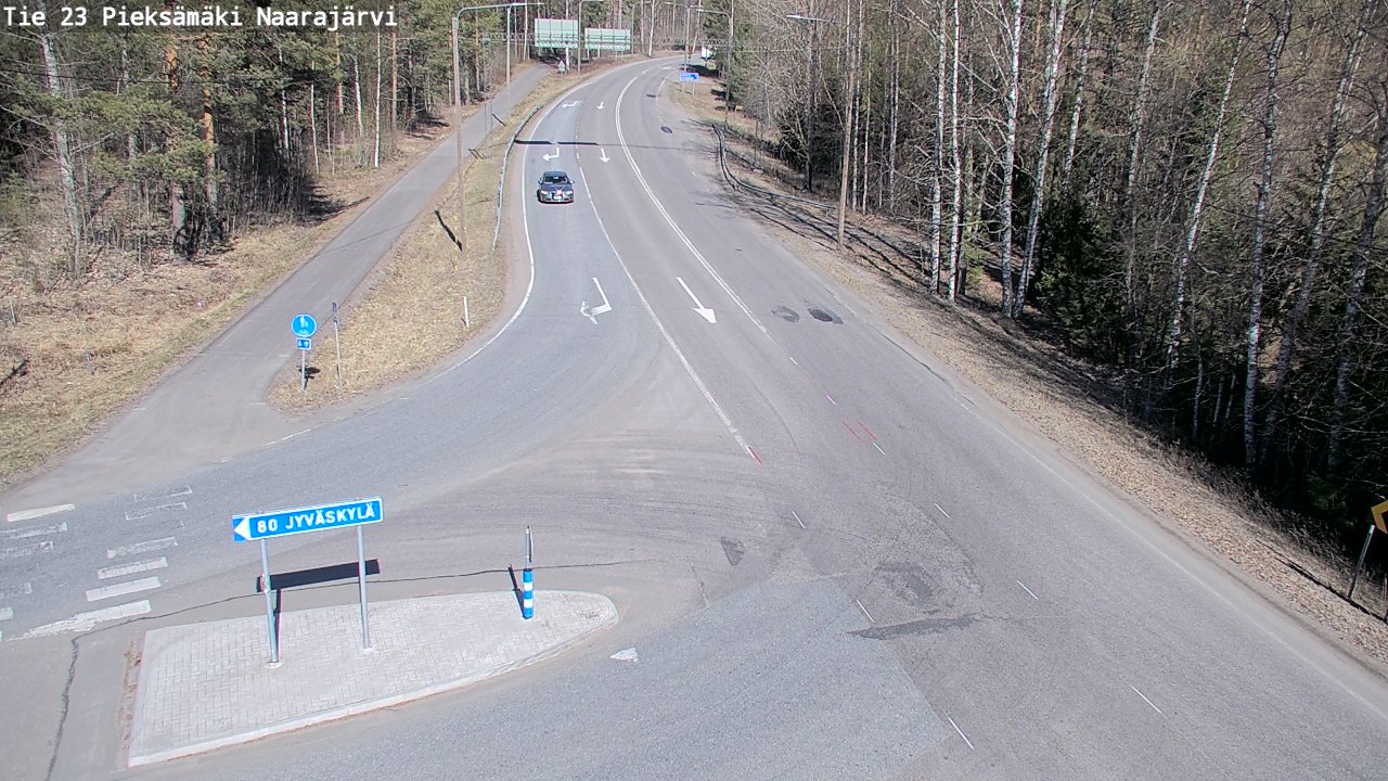 Kelikamerat Kuva Tie 23 Pieksämäki, Naarajärvi, Pieksämäki, Etelä-Savo