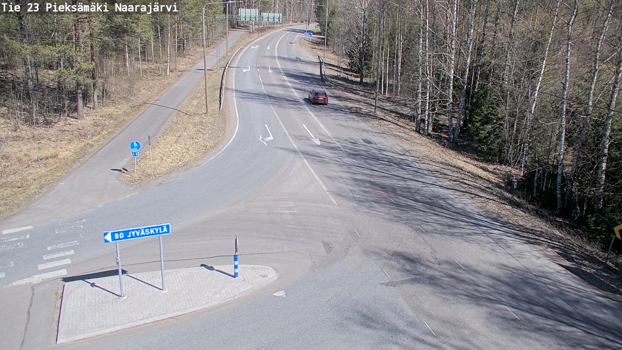 Kelikamerat Kuva Tie 23 Pieksämäki, Naarajärvi, Pieksämäki, Etelä-Savo