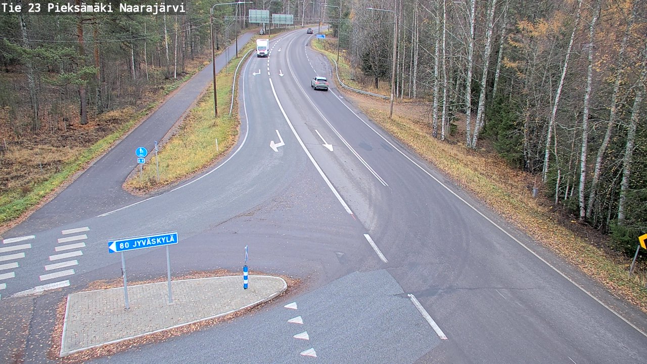 Kelikamerat Kuva Tie 23 Pieksämäki, Naarajärvi, Pieksämäki, Etelä-Savo