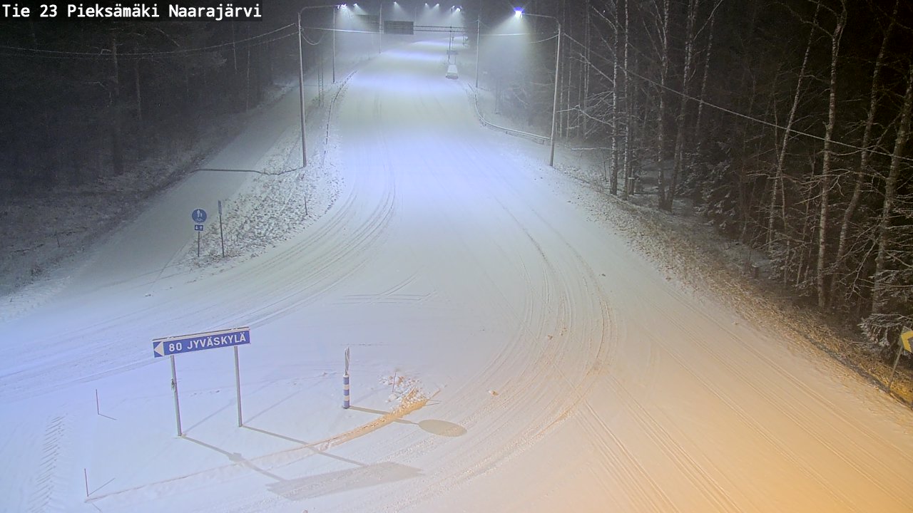 Kelikamerat Kuva Tie 23 Pieksämäki, Naarajärvi, Pieksämäki, Etelä-Savo