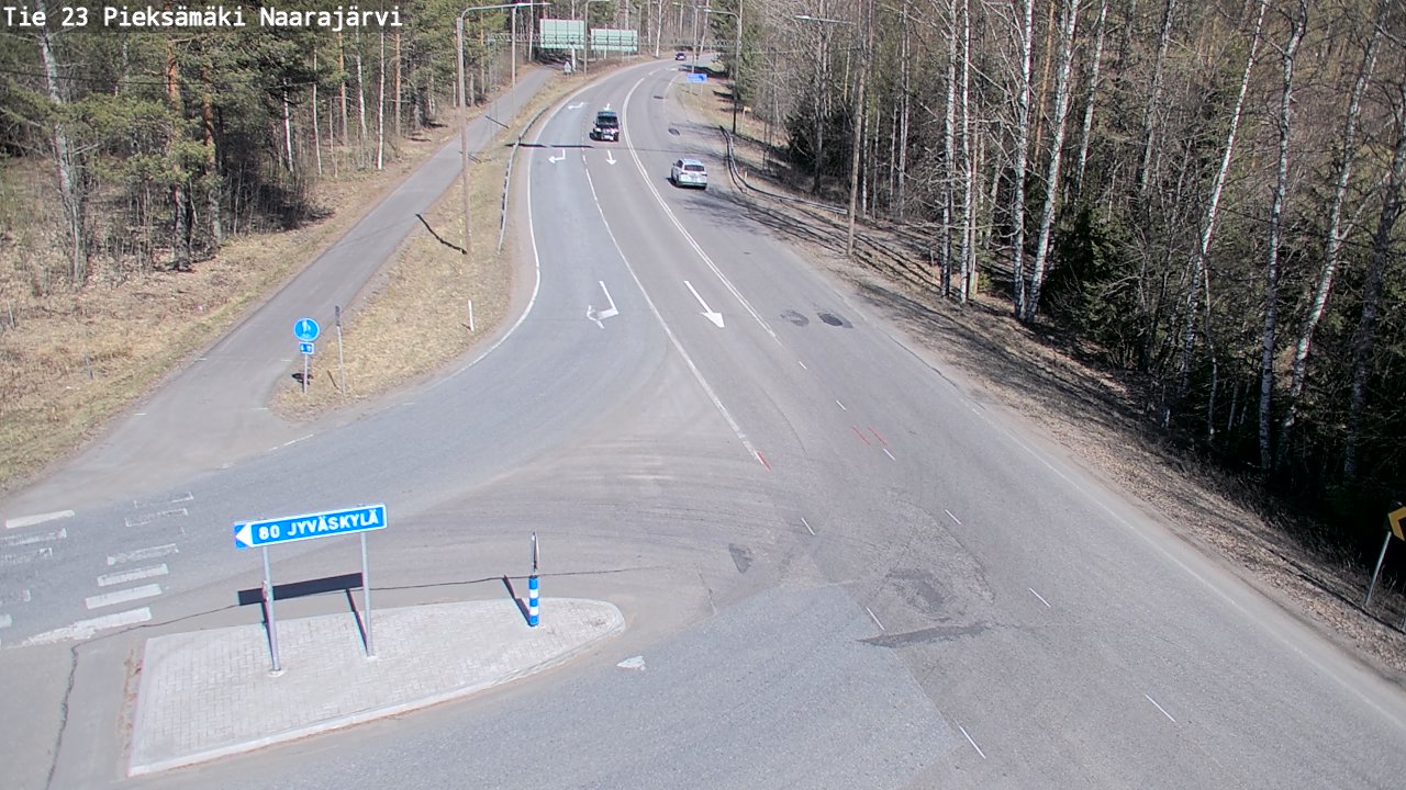 Kelikamerat Kuva Tie 23 Pieksämäki, Naarajärvi, Pieksämäki, Etelä-Savo