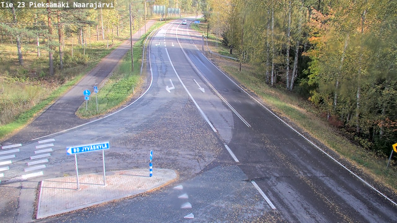 Weather Camera Image Väg 23 Pieksämäki, Naarajärvi, Pieksämäki, Etelä-Savo