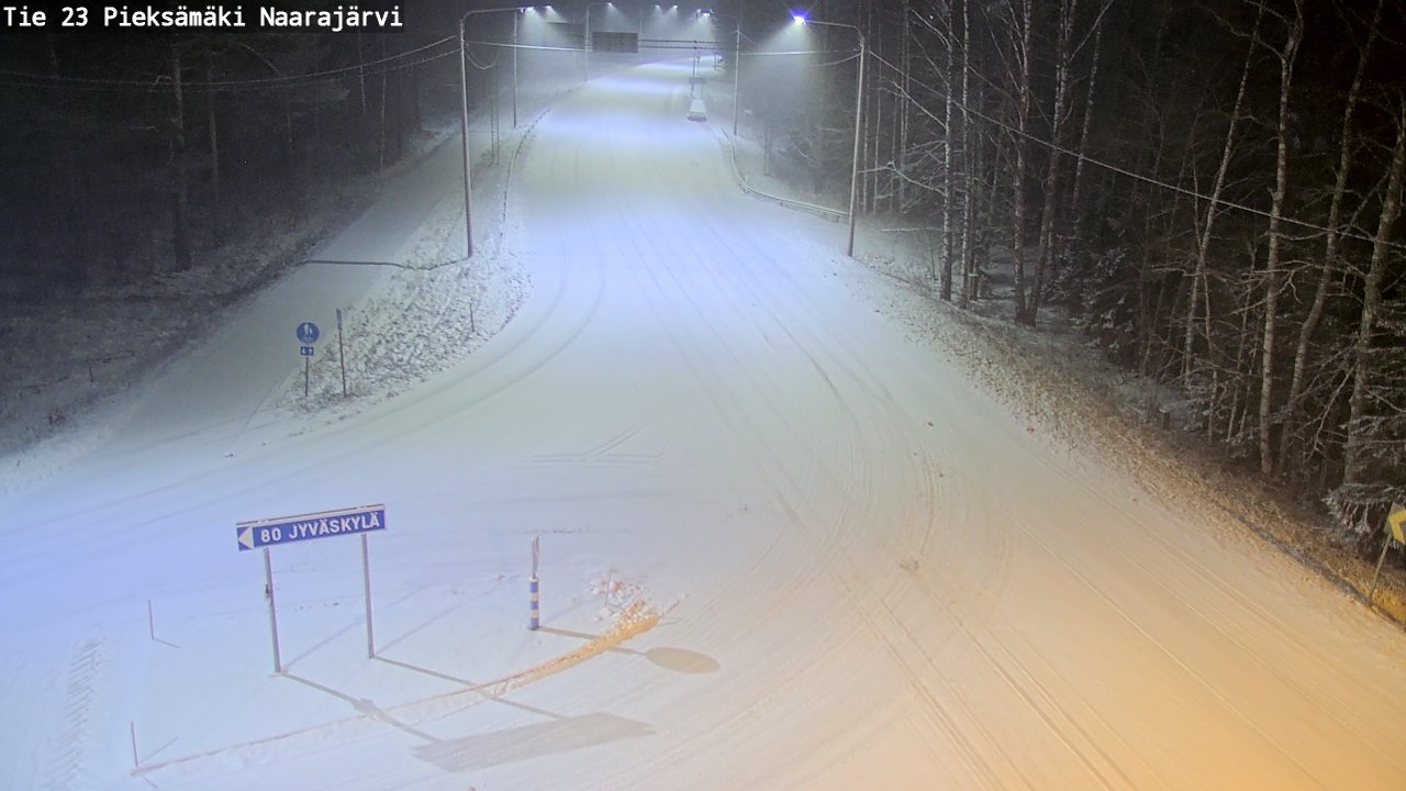 Kelikamerat Kuva Tie 23 Pieksämäki, Naarajärvi, Pieksämäki, Etelä-Savo