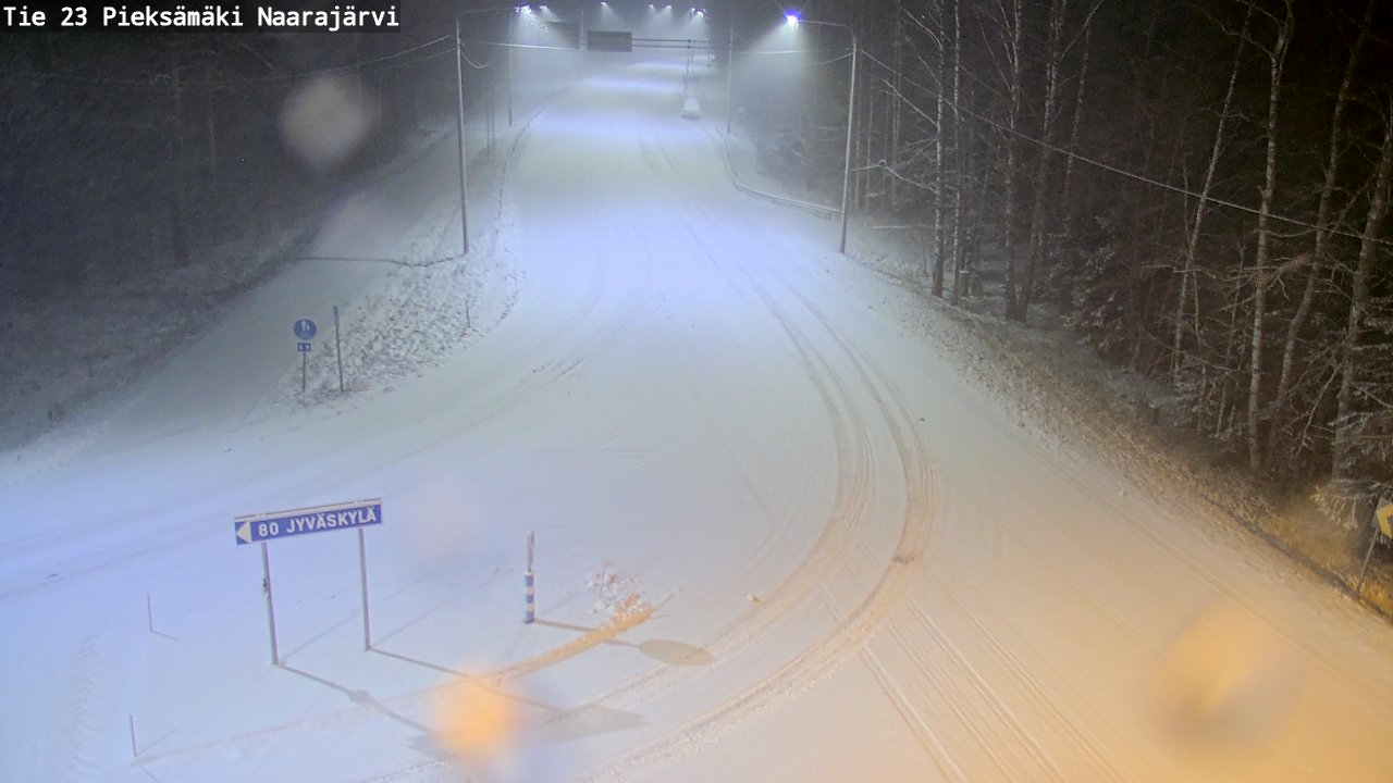 Kelikamerat Kuva Tie 23 Pieksämäki, Naarajärvi, Pieksämäki, Etelä-Savo