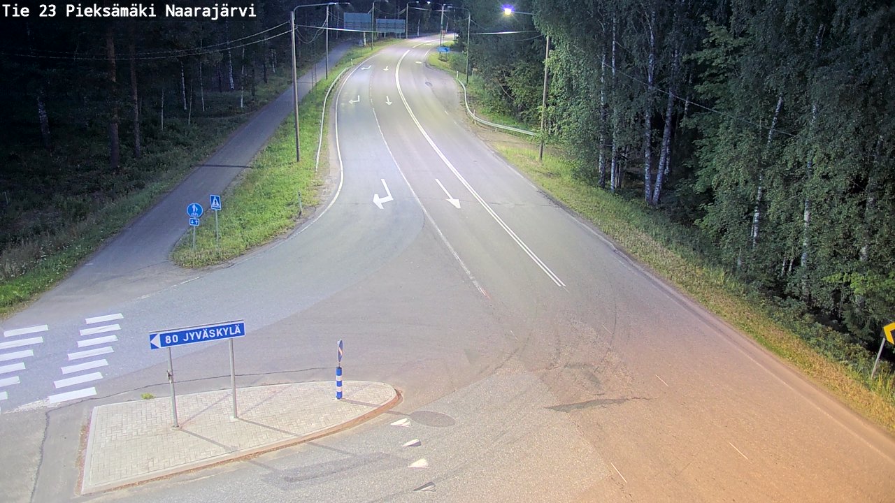 Kelikamerat Kuva Tie 23 Pieksämäki, Naarajärvi, Pieksämäki, Etelä-Savo