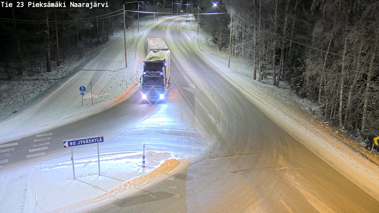 Kelikamerat Kuva Tie 23 Pieksämäki, Naarajärvi, Pieksämäki, Etelä-Savo