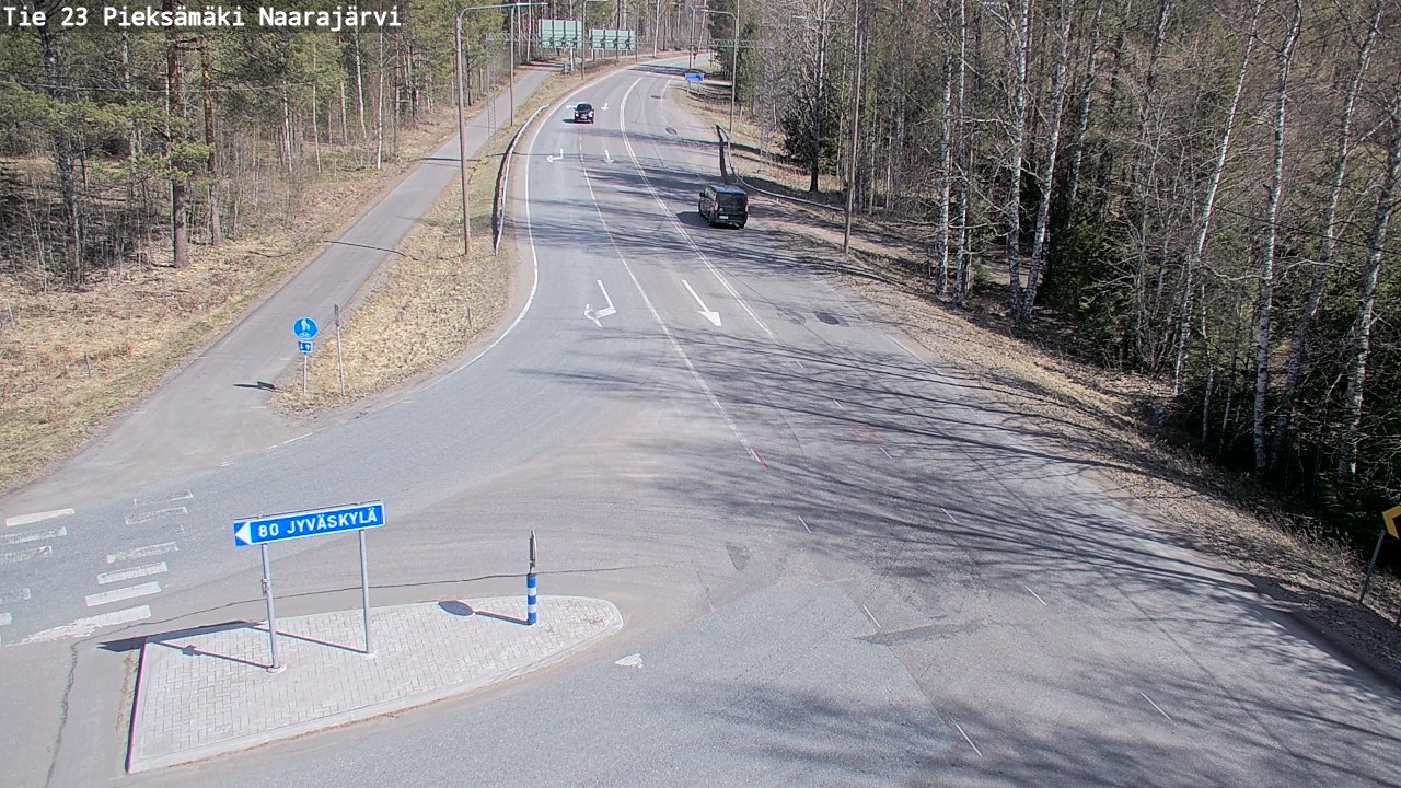 Kelikamerat Kuva Tie 23 Pieksämäki, Naarajärvi, Pieksämäki, Etelä-Savo