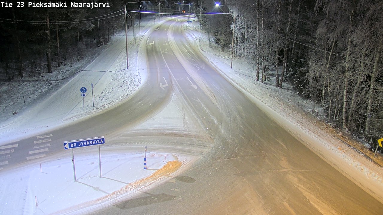 Kelikamerat Kuva Tie 23 Pieksämäki, Naarajärvi, Pieksämäki, Etelä-Savo