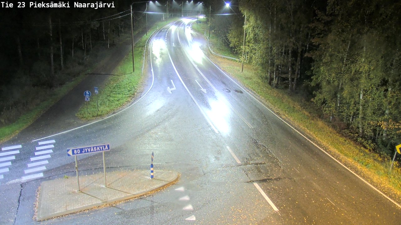 Weather Camera Image Road 23 Pieksämäki, Naarajärvi, Pieksämäki, Etelä-Savo